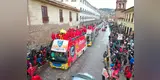 Multitudinario homenaje a Cienciano en las calles del Cusco [FOTOS]