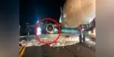 Se rompe el tren de aterrizaje y el avión colapsó en aeropuerto de Bogotá [FOTO Y VIDEO]
