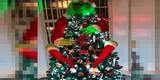 Facebook: “Grinchmas”, el árbol de Navidad que causa sensación por la figura del duende verde [VIDEO]