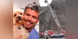 'Pancho Cavero' logra rescatar un perro antes que caiga al acantilado de la Costa Verde [FOTO Y VIDEO]