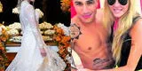 Ex novia de Paolo Guerrero se casó en ceremonia íntima