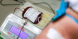 Donación voluntaria de sangre se incrementó en el 2019 respecto del año pasado