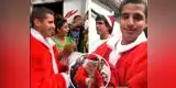 Aldo Corzo se disfrazó de Papa Noel y alegró la Navidad de niños [VIDEO]