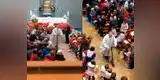 Sacerdote despidió misa por Navidad en scooter eléctrico [VIDEO]
