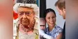 La reina Isabel II se quedará con custodia del bebé de Meghan y Harry [FOTO Y VIDEO]