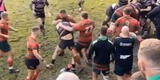 Partido de rugby se convirtió en el escenario de una épica batalla campal [VIDEO]