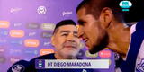 Luis Abram se besó con Diego Armando Maradona [VIDEO]