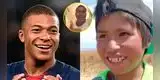 Kylian Mbappé envió mensaje a niño peruano