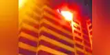 Incendio en departamento de San Isidro deja heridos a pareja de esposos 