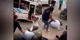 Venezolano patea a anciano en una trifulca en Santa Anita [VIDEO] 