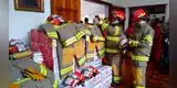 Bomberos peruanos reciben modernos trajes de la embajada estadounidense [FOTO]