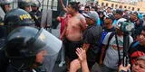 Violento enfrentamiento entre serenos y ambulantes en los alrededores del Mercado Central [VIDEO Y FOTOS]