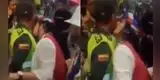 Policía es acosado sexualmente por una mujer mientras cuidaba un evento