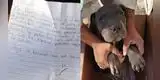 Niño tuvo que abandonar a su cachorrito para salvarlo del maltrato de su padre