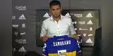 Carlos Zambrano y la camiseta histórica que usará en Boca Juniors