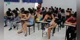 Joven madre es criticada por rendir examen de admisión con bebé en brazos