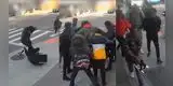 Delincuentes golpean brutalmente a joven para robarle sus zapatillas [VIDEO]