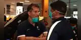 Alianza Lima viajó a Argentina, con mascarillas por coronavirus, para enfrentar a Racing por Libertadores