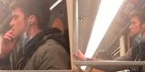 Coronavirus: Hombre esparce su saliva en el Metro en medio de epidemia [VIDEO]