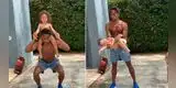 André Carrillo se divierte con sus hijos en cuarentena por coronavirus