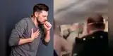 Sujeto bromea al toser en avión y pasajeros lo linchan por miedo a coronavirus