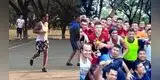 Ronaldinho: Internos del penal lo agasajaron con una parrillada