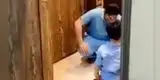 Médico llora al no poder abrazar a su hijo a causa del coronavirus [VIDEO]