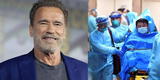 Arnold Schwarzenegger donó dinero para la compra de material sanitario