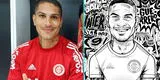 Paolo Guerrero es imagen de “hoja para colorear” por el coronavirus [FOTO]