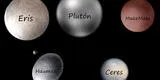 El sistema planetario solar: Los planetas enanos