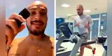 Paolo Guerrero sorprende al entrenar totalmente calvo en cuarentena [VIDEO]