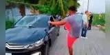 Costa Rica: Sujeto destruye su carro tras recibir multa por restricción sanitaria [VIDEO]