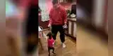 Perrito bailando en dos patas junto a su dueño se vuelve viral [VIDEO]