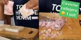 Peruano se hace famoso en TikTok al enseñar una fácil receta para preparar ceviche [VIDEO]
