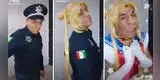 Decomisan uniforme a 'policía' que se transformó en Sailor Moon en TikTok [VIDEO]