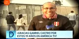Conocido reportero Gabriel Castro se aleja de América TV tras 19 años [VIDEO]