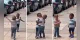 Estados Unidos: Dos niños enternecen al mundo por abrazarse contra el racismo [VIDEO]