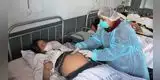 Embarazada de 50 años e infectada con COVID-19 da a luz a gemelos sanos