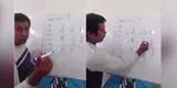 Profesor de matemáticas que es la sensación en TikTok: "Práctico para que los chicos aprendan" [VIDEO]