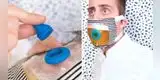 Mascarilla con dispensador de cerveza causa furor en las redes sociales