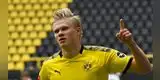 Haaland, tendencia mundial por golazo en el último minuto del Dortmund vs. Dusseldorf
