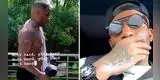 Jefferson Farfán, su entrenamiento con el torso desnudo y ya sale a la calle [VIDEO]