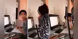 Madre interrumpe clases virtuales de su hijo y hasta le pide permiso al profesor para reprenderlo [VIDEO]