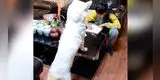 Perrito vigila que su dueña cumpla con sus tareas y no se distraiga con el celular [VIDEO]