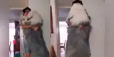 Joven y su enorme perro protagonizan divertida coreografía en Facebook y se vuelve viral [VIDEO]