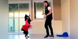 Joven y su perro protagonizan divertida coreografía y se vuelven virales por su singular baile [VIDEO]