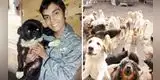 Muere defensor de los animales que tenía albergue con más de 100 perros [FOTOS]