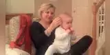 ¿Tu bebé no puede dormir? MIRA cómo esta madre lo hace con “simples masajes” [VIDEO]