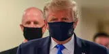 Coronavirus: ¡Donald Trump con mascarilla! por primera vez en público [VIDEO]