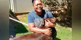 Mujer tiene conmovedor reencuentro con su perro que estuvo dos años perdido [VIDEO]